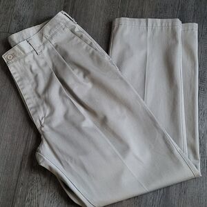 Wrangler Gray Dress Pants Classic Straight-Leg